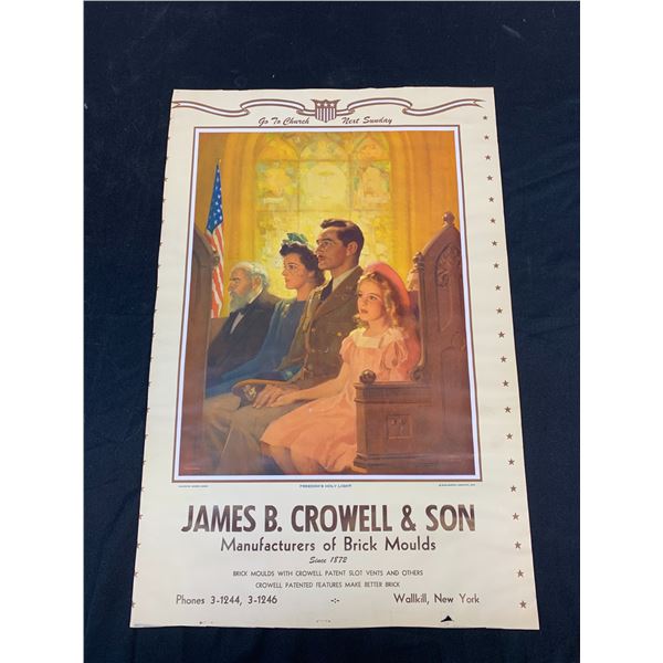 James B Crowell & Son Poster 15" x 23"