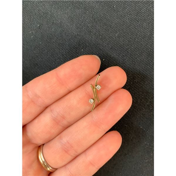 Marked 14k Gold Small 1" Pendant / Charm