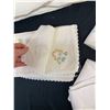 Image 3 : Vintage Hand Cross Stitched / Hand Embroidered Tablecloths