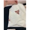 Image 4 : Vintage Hand Cross Stitched / Hand Embroidered Tablecloths