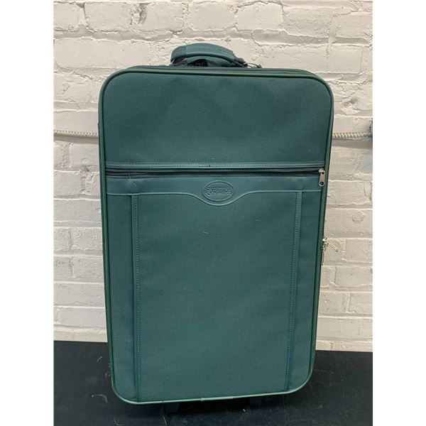 Excelsior Dark Green Suitcase