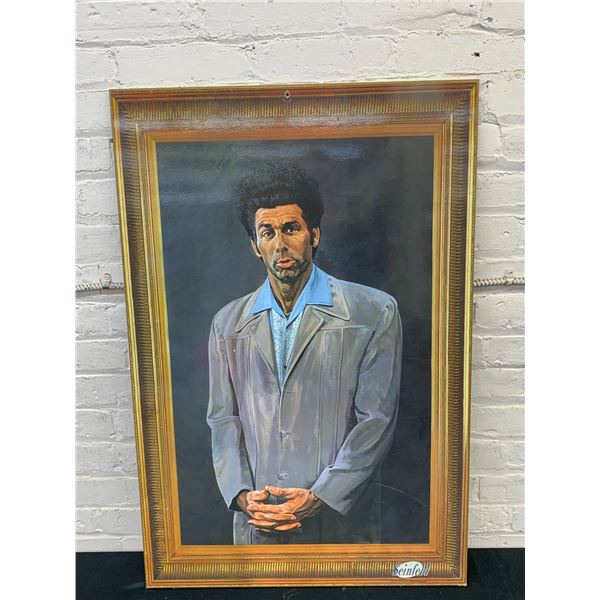 Seinfeld "Oil Painting Kramer" Woodboard Print