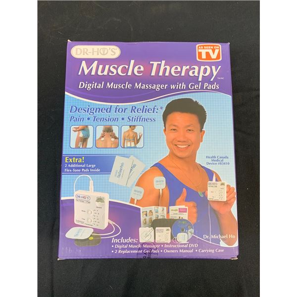 Dr Ho's Muscle Therapy Digital Muscle Massager with Gel Pads
