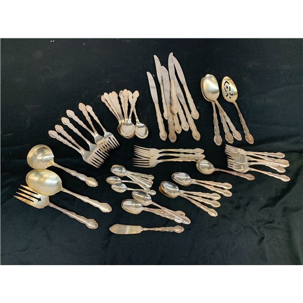 Lot of Rogers Silverware Cutlery Flatware Pieces