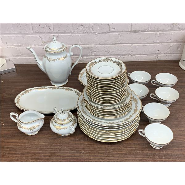 6 Person Royal Bavarian China Germany "Belcrest"  & Queen Anne Place Setting w Extra Pieces