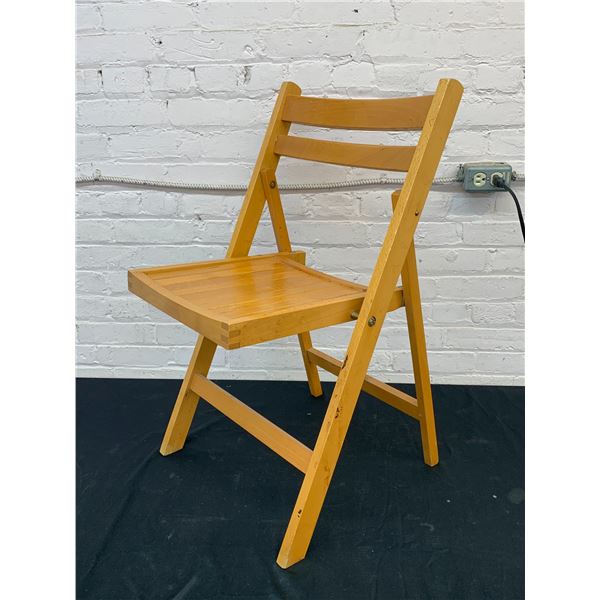 Vintage Folding Wooden Chair