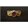 Image 1 : APPROX 18K LADIES RING SET WITH GARNET (5.6G)