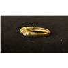 Image 2 : APPROX 18K LADIES RING SET WITH CUBIC ZIRCONIA (4.5G)