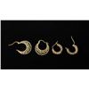 Image 2 : TWO PAIRS APPROX 14K EARRINGS (ONE SET WITH RUBIES, 4.3G)