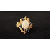 Image 1 : APPROX 14K LADIES RING SET WITH OPAL AND SAPPHIRES