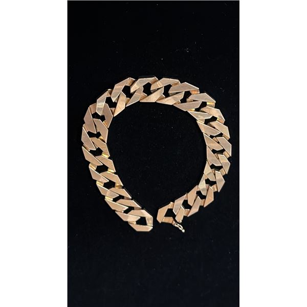 APPROX 10K MENS BRACELET (9", 39.5G)