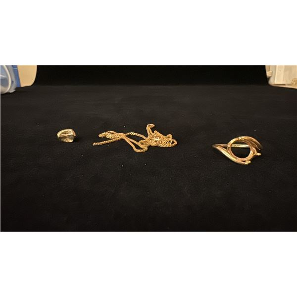 MISC GOLD JEWELRY (6.8G)