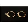 Image 3 : APPROX 14K+ LADIES ENGAGEMENT RING SET WITH DIAMONDS (.01-.38CT) & APPROX 14K+ WEDDING RING SET