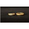 Image 1 : APPROX 14K LADIES RING SET WITH DIAMONDS & APPROX 10K LADIES WEDDING RING (7.8G)