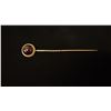Image 1 : APPROX 10K+ STICK PIN SET WITH GARNET (3.8G)