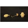 Image 1 : APPROX 14K LADIES RING & PAIR APPROX 14K EARRINGS (8.9G)