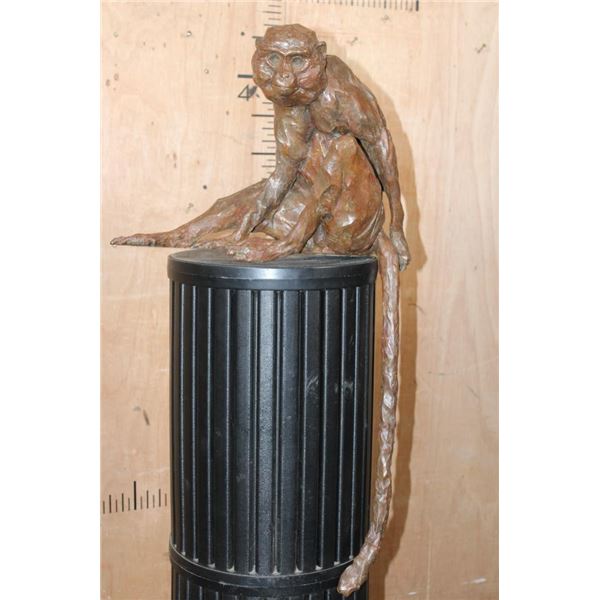 Original "The Sentinel" Bronze Sculpture Signed by Roger Martin and Numbered #5/30