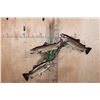 Image 1 : 3 Reproduction BROWN TROUT on a Decorative Wall Hanging Base