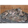 Image 1 : WARTHOG Bronze Sculpture Signed "Rayner" and Numbered #5/50