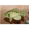 Image 7 : Reproduction XL TIGER MUSKY Fish Chasing a Hand-carved Wood Crappie