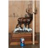 Image 10 : XXL MULE DEER Bronze Sculpture Numbered #1 of 5 by Dennis Jones on a Marble and Wood Base