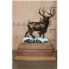 Image 2 : XXL MULE DEER Bronze Sculpture Numbered #1 of 5 by Dennis Jones on a Marble and Wood Base