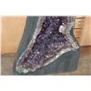 Image 5 : XXL AMETHYST Crystal Geode Cathedral with Clear Quartz Deposits, Weight: 100 lbs
