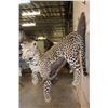 Image 2 : *TEXAS RESIDENTS ONLY* Life-sized LEOPARD on a Wall Hanging Base