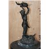 Image 3 : "Calling The Buffalo" BRONZE Sculpture after Frederic Remington on a Marble Base