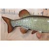 Image 6 : Massive Reproduction MUSKIE or MUSKELLUNGE Fish Mount