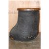Image 6 : AFRICAN ELEPHANT Foot Stool or End Table with a Wood Top