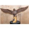 Image 1 : Hand-carved Black Forest EAGLE Sculpture with Removable Wings