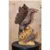 Image 8 : Hand-carved Black Forest EAGLE Sculpture with Removable Wings