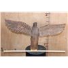 Image 9 : Hand-carved Black Forest EAGLE Sculpture with Removable Wings