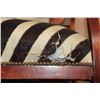 Image 2 : Antique ZEBRA Hide SETTEE or LOVE SEAT