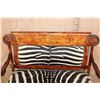 Image 3 : Antique ZEBRA Hide SETTEE or LOVE SEAT