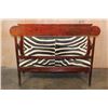 Image 5 : Antique ZEBRA Hide SETTEE or LOVE SEAT