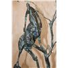 Image 8 : Original Bronze Sculpture "Out on a Limb" Signed by John Lewton and Numbered #3/25