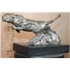 Image 1 : Original "Jaguar" Limited Edition #8/50 Bronze Sculpture by Paul Rhymer on a Marble Base