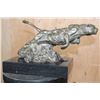 Image 4 : Original "Jaguar" Limited Edition #8/50 Bronze Sculpture by Paul Rhymer on a Marble Base