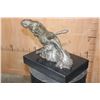 Image 7 : Original "Jaguar" Limited Edition #8/50 Bronze Sculpture by Paul Rhymer on a Marble Base