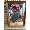 Image 4 : Miller High Life "BLACK BEAR" Mirrored Advertisement from the Wildlife Series