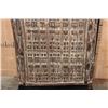 Image 5 : XXL Antique African Dogon Granary DOOR on a Custom Metal Stand