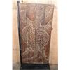 Image 8 : XXL Antique African Dogon Granary DOOR on a Custom Metal Stand