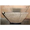 Image 7 : Big Antique Hand-carved Wood African Granary DOOR on a Custom Metal Stand