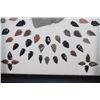 Image 8 : (80) Contemporary ARROWHEADS or Bird Points and (1) AXE Head in a Display Case