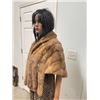 Image 2 : *Like New* Natural MINK Fur Wrap or Shawl