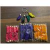 Image 1 : (30) "Good Luck" or "Lucky" RABBITS FEET Keychains or Purse Charms