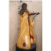 Image 3 : "Honor Your Mother" Carved Wood and Bronze Sculpture Numbered #6/10