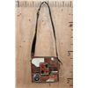 Image 1 : *Brand New* Western Tooled Leather and Cowhide Crossbody BAG with Gambling Inspired Elements